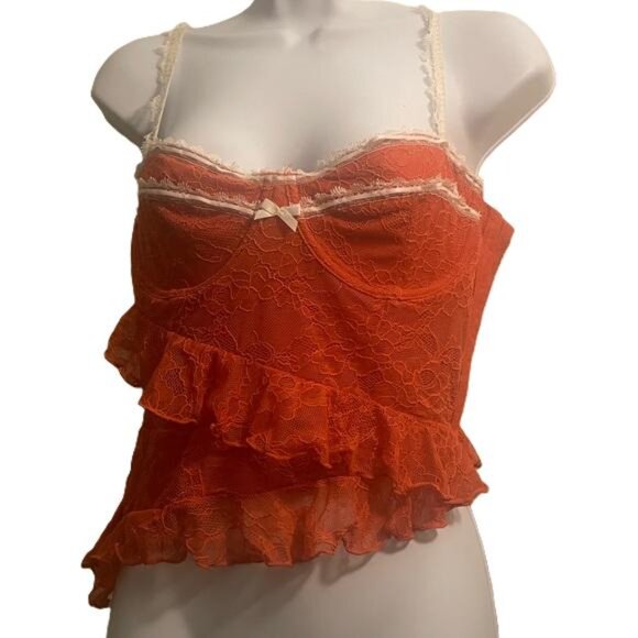 Urban Outfitters Tops - Urban Outfitters Coral Lace Camisole
